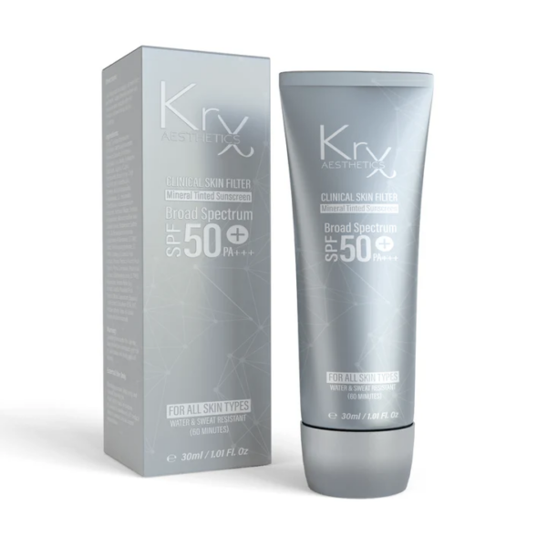 KrX Skin Filter Tinted Sunscreen SPF 50 - light/medium 30g